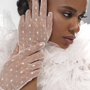 ADA SHORT весільні рукавички 