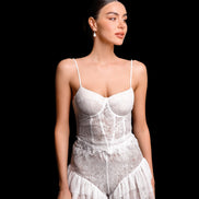 AMALIA комплект білизни з французького мережива шантільє