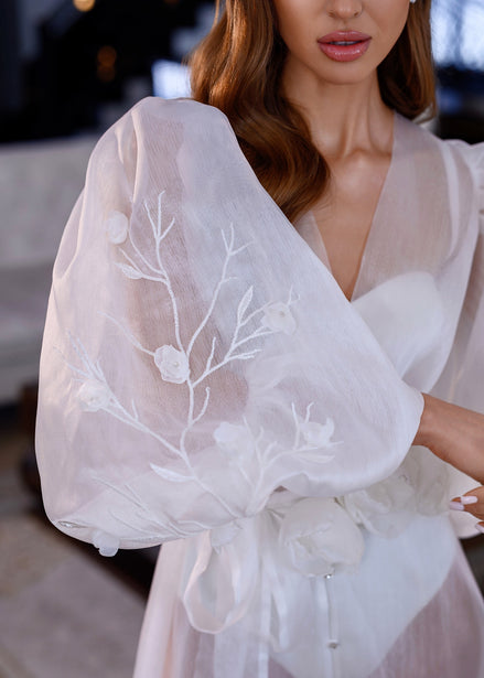 ARIEL халат з 3D квітами