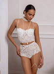 White lace lingerie set CHARMY by Linni Caro