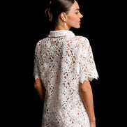 CLARA короткий комплект з макраме та мереживом 