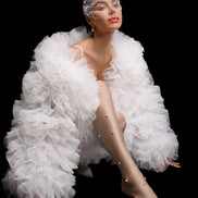 GEORGINA бомбер з жоржинами ручної роботи