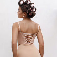 JUNE комплект білизни з корсетом бежевого кольору