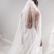 LOLA весільна фата з перлинами 