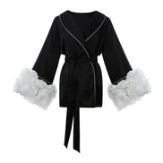 MEGANE BLACK піжамний комплект з квітами