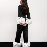 MEGANE BLACK піжамний комплект з квітами