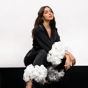 MEGANE BLACK піжамний комплект з квітами