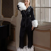 MEGANE BLACK піжамний комплект з квітами