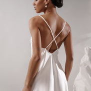 PEARL шовкова сукня-комбінація з перлинами