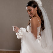 POLLY фата з квітами