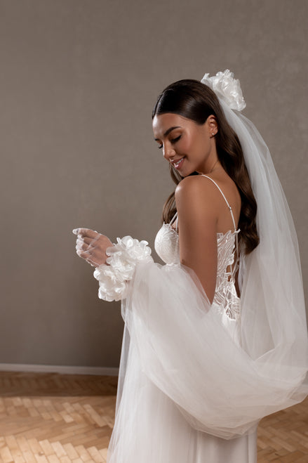 POLLY фата з квітами