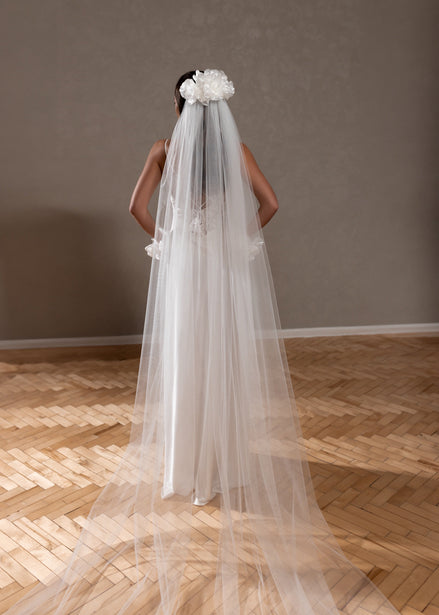 POLLY фата з квітами