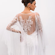 WINGS халат з мереживними деталями